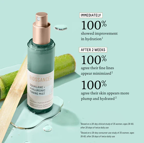 Biossance Canada Squalane + Hyaluronic Toning Mist