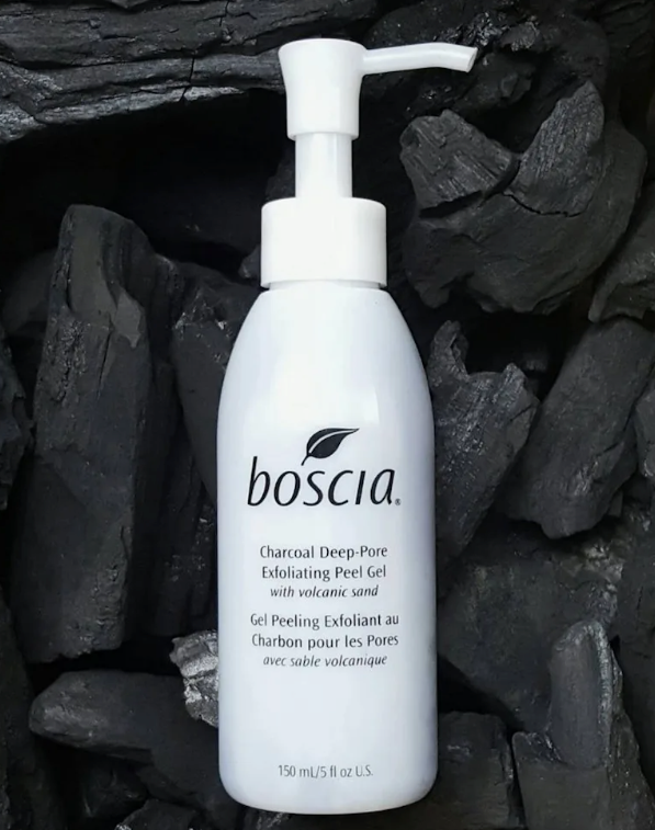 Boscia Charcoal Deep Pore Exfoliating Peel Gel with volcanic sand