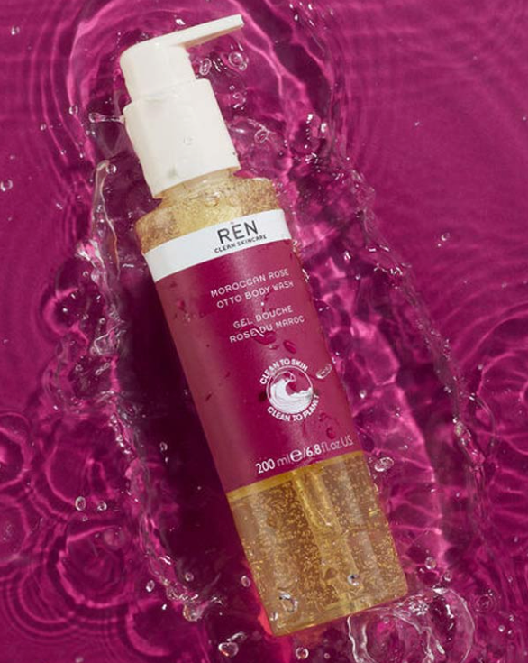 REN Moroccan Rose Otto Body Wash Cleanser