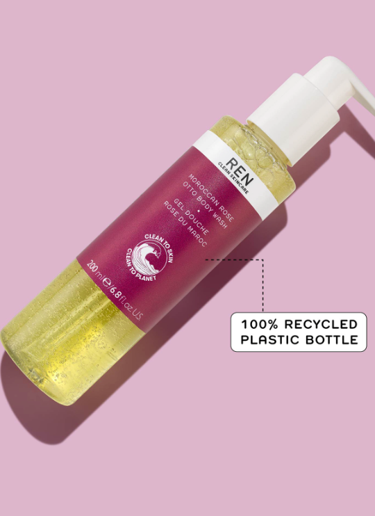 REN Moroccan Rose Otto Body Wash Cleanser