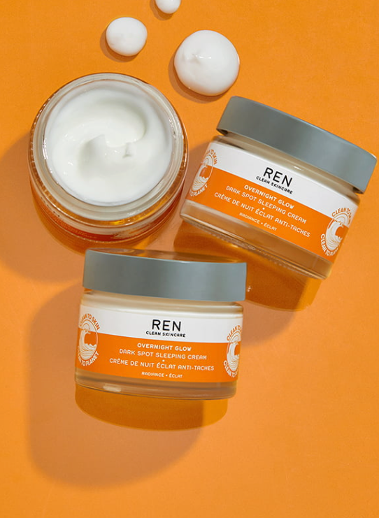 REN Overnight Glow Dark Spot Sleeping Cream